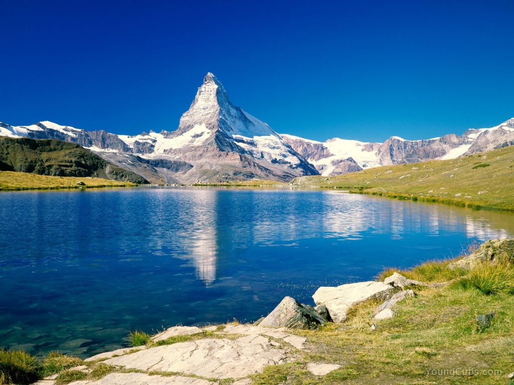 Matterhorn, Stellisee, Valais, Switzerland